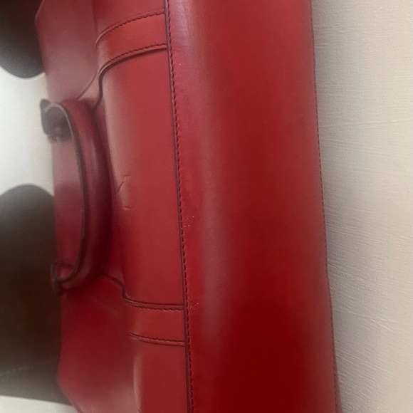 Burberry Red Handbag/Tote - Picture 5 of 8